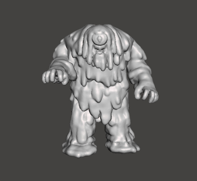 TAR MONSTER MINIATURE MODEL FOR FANTASY HORROR GAMES RPG DND Modelo de Impressão 3D .c4d .max .obj .3ds .fbx .stl .blend