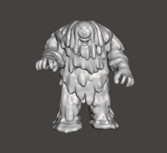 TAR MONSTER MINIATURE MODEL FOR FANTASY HORROR GAMES RPG DND 3D Print Model .c4d .max .obj .3ds .fbx .stl .blend 