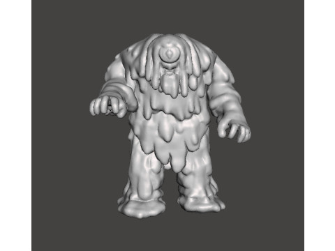 TAR MONSTER MINIATURE MODEL FOR FANTASY HORROR GAMES RPG DND 3D 프린트 모델