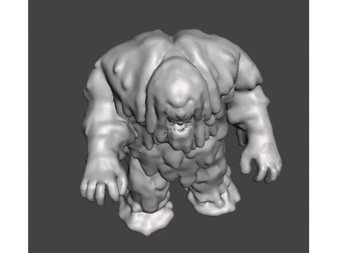 TAR MONSTER MINIATURE MODEL FOR FANTASY HORROR GAMES RPG DND 3D Print Model