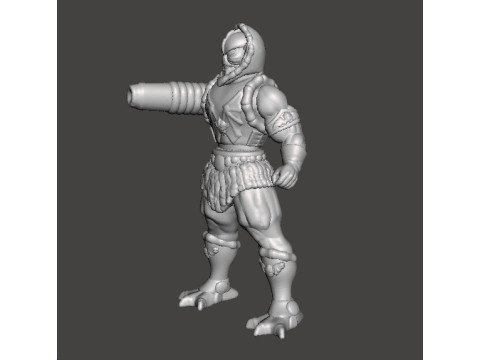 HORDAK CLASSIC MINIATURE MODEL FIGURE FOR FANTASY GAMES RPG DND 3D Print Model
