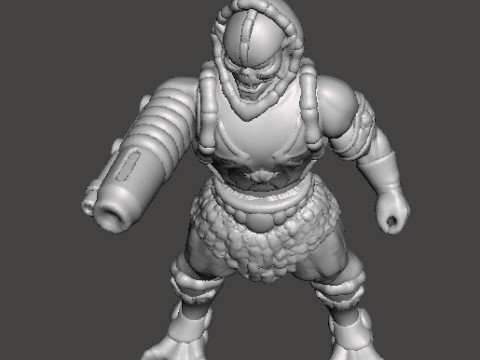 HORDAK CLASSIC MINIATURE MODEL FIGURE FOR FANTASY GAMES RPG DND 3D Print Model