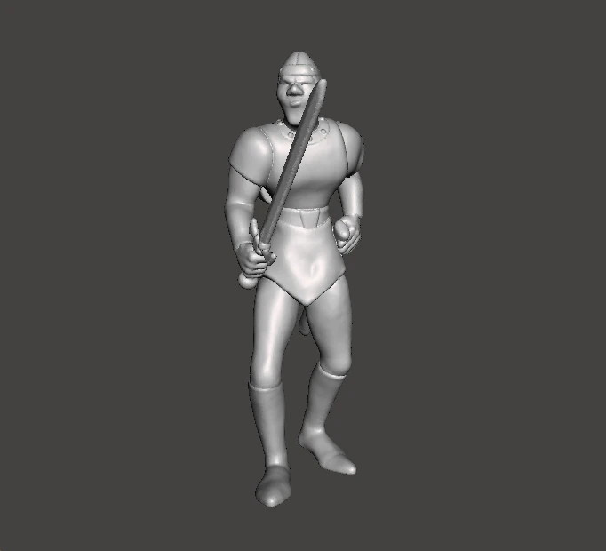 DIRK THE DARING MINIATURE MODEL FIGURE FOR FANTASY GAMES RPG DND 3D Print Model .c4d .max .obj .3ds .fbx .stl .blend 