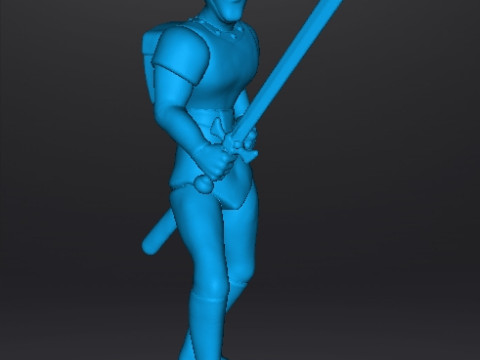 DIRK THE DARING MINIATURE MODEL FIGURE FOR FANTASY GAMES RPG DND 3D Принт Модель