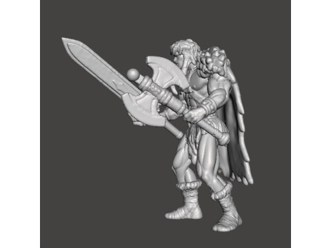 KING GRAYSKULL2002 MINIATURE MODEL FIGURE FOR FANTASY GAMES RPG DND 3D Принт Модель