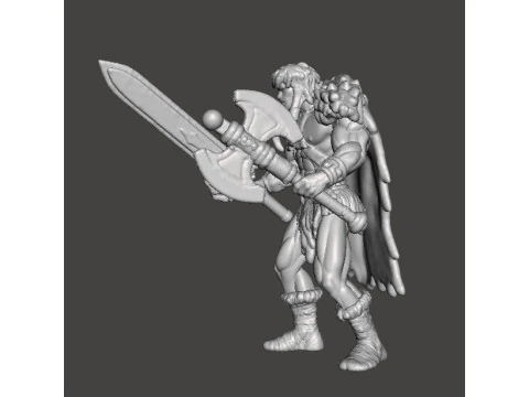 KING GRAYSKULL2002 MODELLO IN MINIATURA PER GIOCHI FANTASY RPG DND Modello di stampa 3D