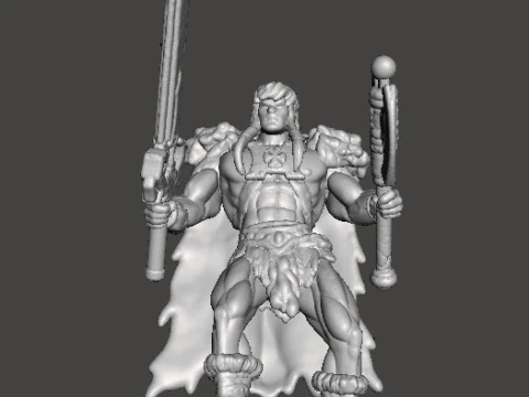 KING GRAYSKULL2002 MODELLO IN MINIATURA PER GIOCHI FANTASY RPG DND Modello di stampa 3D