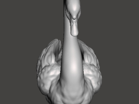SWAN REALISTIC FIGURE MODEL ANIMAL CREATURE WILDLIFE NATURE 3D Baskı Modeli