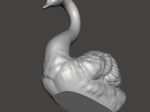 SWAN REALISTIC FIGURE MODEL ANIMAL CREATURE WILDLIFE NATURE 3D Baskı Modeli