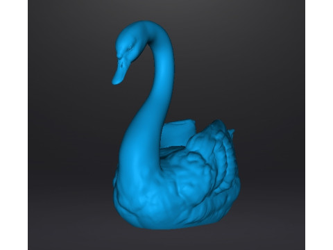 SWAN REALISTIC FIGURE MODEL ANIMAL CREATURE WILDLIFE NATURE 3D Baskı Modeli