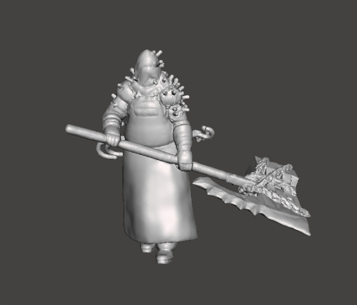 RE EXECUTIONER MINIATURE MODEL FOR HORROR OR FANTASY GAMES RPG DND 3D Принт Модель .c4d .max .obj .3ds .fbx .stl .blend