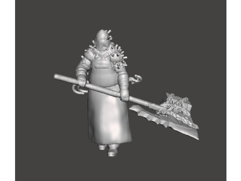 RE EXECUTIONER MINIATURE MODEL FOR HORROR OR FANTASY GAMES RPG DND Model do druku 3D