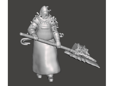 RE EXECUTIONER MINIATURE MODEL FOR HORROR OR FANTASY GAMES RPG DND 3D Принт Модель
