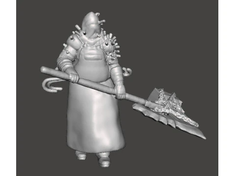 RE EXECUTIONER MINIATURE MODEL FOR HORROR OR FANTASY GAMES RPG DND 3D Print Model