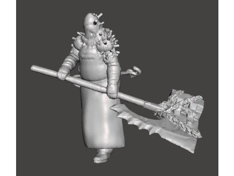 RE EXECUTIONER MINIATURE MODEL FOR HORROR OR FANTASY GAMES RPG DND 3D Принт Модель