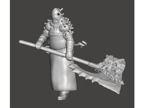 RE EXECUTIONER MINIATURE MODEL FOR HORROR OR FANTASY GAMES RPG DND 3D Print Model