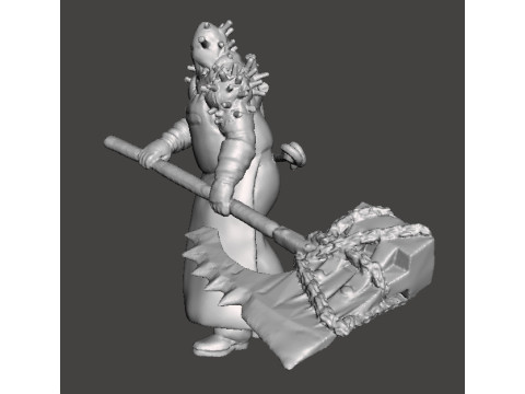 RE EXECUTIONER MINIATURE MODEL FOR HORROR OR FANTASY GAMES RPG DND 3D Принт Модель