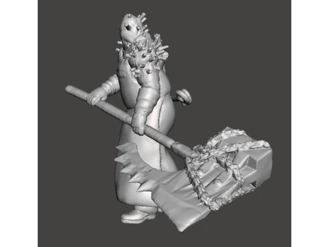 RE EXECUTIONER MINIATURE MODEL FOR HORROR OR FANTASY GAMES RPG DND 3D Print Model