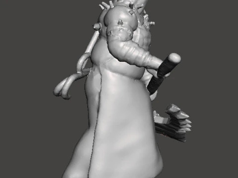 RE EXECUTIONER MINIATURE MODEL FOR HORROR OR FANTASY GAMES RPG DND 3D Print Model