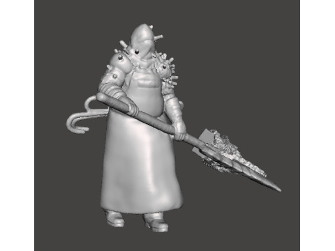 RE EXECUTIONER MINIATURE MODEL FOR HORROR OR FANTASY GAMES RPG DND 3D Принт Модель