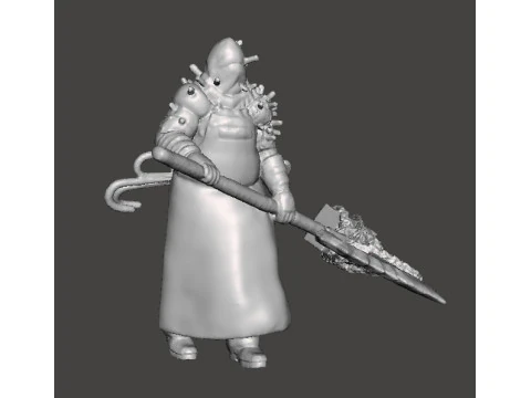 RE EXECUTIONER MINIATURE MODEL FOR HORROR OR FANTASY GAMES RPG DND 3D Print Model