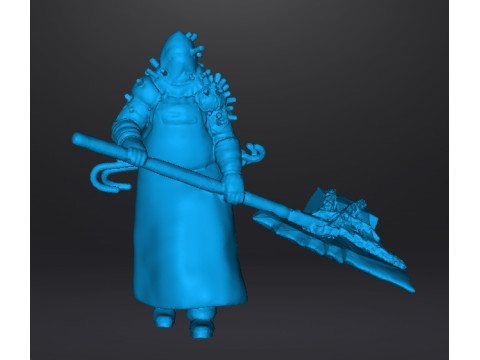RE EXECUTIONER MINIATURE MODEL FOR HORROR OR FANTASY GAMES RPG DND 3D Принт Модель