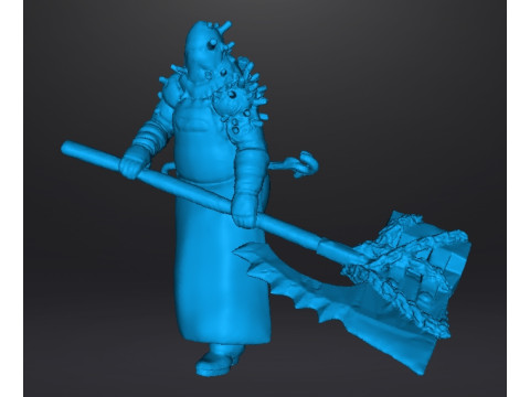 RE EXECUTIONER MINIATURE MODEL FOR HORROR OR FANTASY GAMES RPG DND 3D Принт Модель