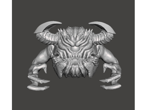PAIN ELEMENTAL ETERNAL DEMON MINIATURE MODEL FIGURE FOR FANTASY OR SCIFI GAMES RPG DND 3D Print Model