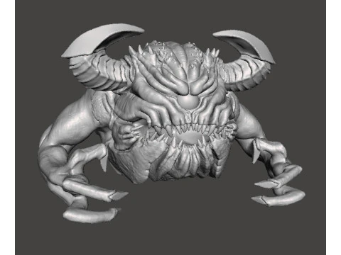 PAIN ELEMENTAL ETERNAL DEMONE MODELLO IN MINIATURA PER GIOCHI FANTASY O SCIFI RPG DND Modello di stampa 3D