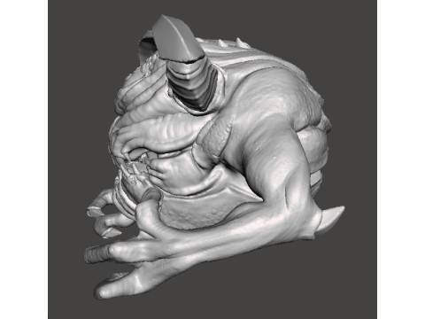 PAIN ELEMENTAL ETERNAL DEMON MINIATURE MODEL FIGURE FOR FANTASY OR SCIFI GAMES RPG DND Model Cetak 3D