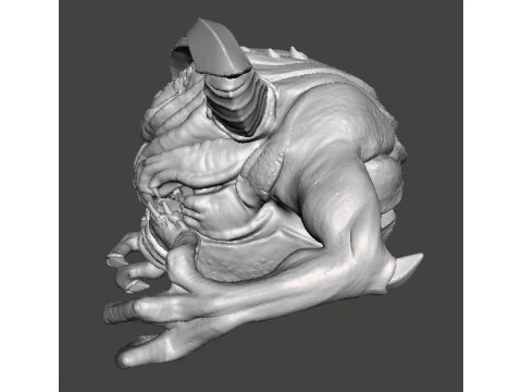 PAIN ELEMENTAL ETERNAL DEMONE MODELLO IN MINIATURA PER GIOCHI FANTASY O SCIFI RPG DND Modello di stampa 3D