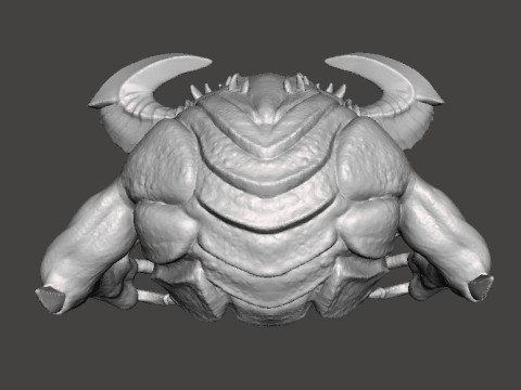 PAIN ELEMENTAL ETERNAL DEMON MINIATURE MODEL FIGURE FOR FANTASY OR SCIFI GAMES RPG DND Model Cetak 3D