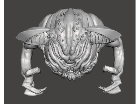 PAIN ELEMENTAL ETERNAL DEMONE MODELLO IN MINIATURA PER GIOCHI FANTASY O SCIFI RPG DND Modello di stampa 3D