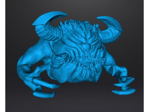 PAIN ELEMENTAL ETERNAL DEMON MINIATURE MODEL FIGURE FOR FANTASY OR SCIFI GAMES RPG DND Model Cetak 3D