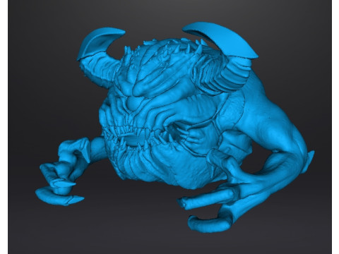 PAIN ELEMENTAL ETERNAL DEMON MINIATURE MODEL FIGURE FOR FANTASY OR SCIFI GAMES RPG DND Model Cetak 3D