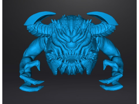 PAIN ELEMENTAL ETERNAL DEMON MINIATURE MODEL FIGURE FOR FANTASY OR SCIFI GAMES RPG DND Model Cetak 3D