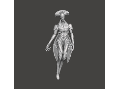 SUMMONER DEMON MINIATURE MODEL FIGURE FOR FANTASY OR SCIFI GAMES RPG DND 3D-printmodel