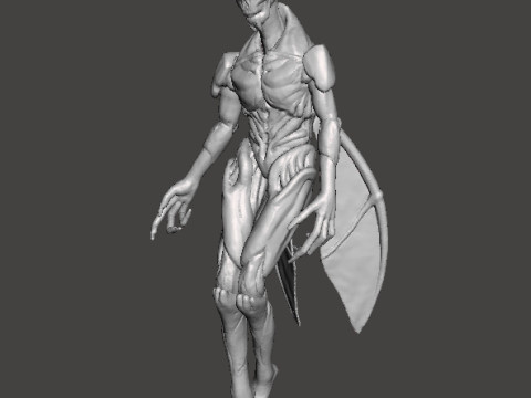 SUMMONER DEMON MINIATURE MODEL FIGURE FOR FANTASY OR SCIFI GAMES RPG DND 3D Baskı Modeli
