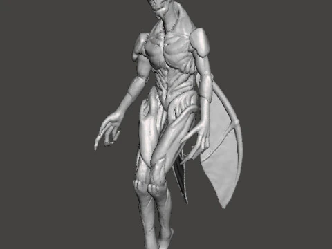SUMMONER DEMON MINIATURE MODEL FIGURE FOR FANTASY OR SCIFI GAMES RPG DND 3D Print Model