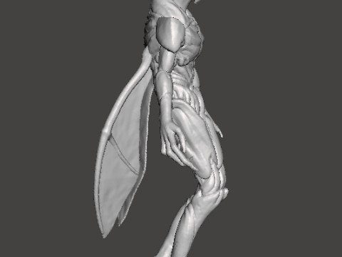 SUMMONER DEMON MINIATURE MODEL FIGURE FOR FANTASY OR SCIFI GAMES RPG DND 3D Baskı Modeli