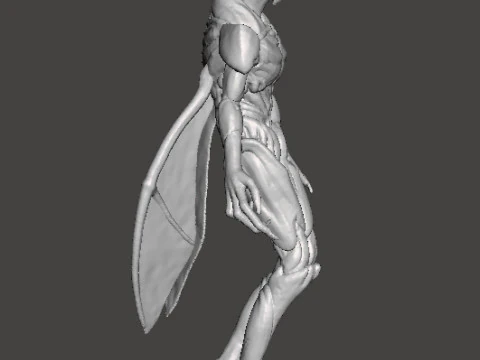 SUMMONER DEMON MINIATURE MODEL FIGURE FOR FANTASY OR SCIFI GAMES RPG DND 3D Print Model