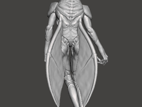 SUMMONER DEMON MINIATURE MODEL FIGURE FOR FANTASY OR SCIFI GAMES RPG DND 3D Baskı Modeli