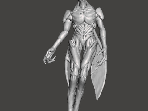 SUMMONER DEMON MINIATURE MODEL FIGURE FOR FANTASY OR SCIFI GAMES RPG DND 3D Baskı Modeli