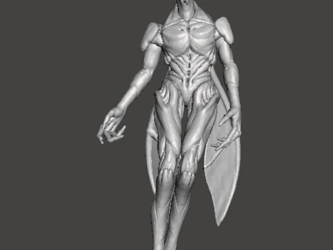SUMMONER DEMON MINIATURE MODEL FIGURE FOR FANTASY OR SCIFI GAMES RPG DND 3D Print Model
