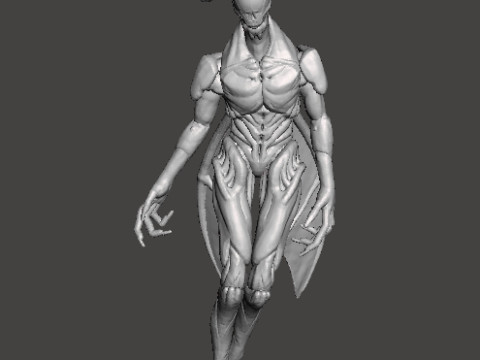 SUMMONER DEMON MINIATURE MODEL FIGURE FOR FANTASY OR SCIFI GAMES RPG DND 3D Baskı Modeli