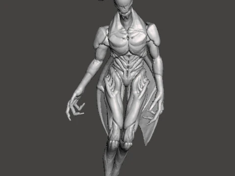 SUMMONER DEMON MINIATURE MODEL FIGURE FOR FANTASY OR SCIFI GAMES RPG DND 3D Print Model