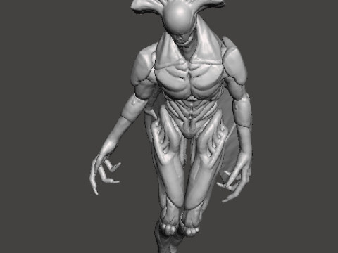 SUMMONER DEMON MINIATURE MODEL FIGURE FOR FANTASY OR SCIFI GAMES RPG DND 3D Baskı Modeli