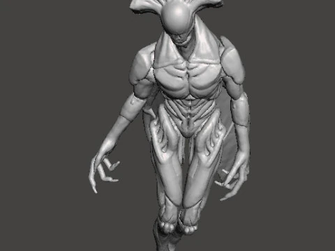 SUMMONER DEMON MINIATURE MODEL FIGURE FOR FANTASY OR SCIFI GAMES RPG DND 3D Print Model
