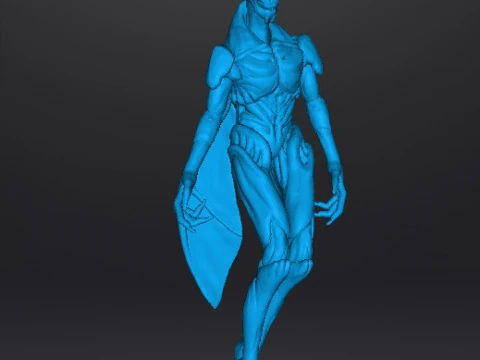SUMMONER DEMON MINIATURE MODEL FIGURE FOR FANTASY OR SCIFI GAMES RPG DND 3D Print Model