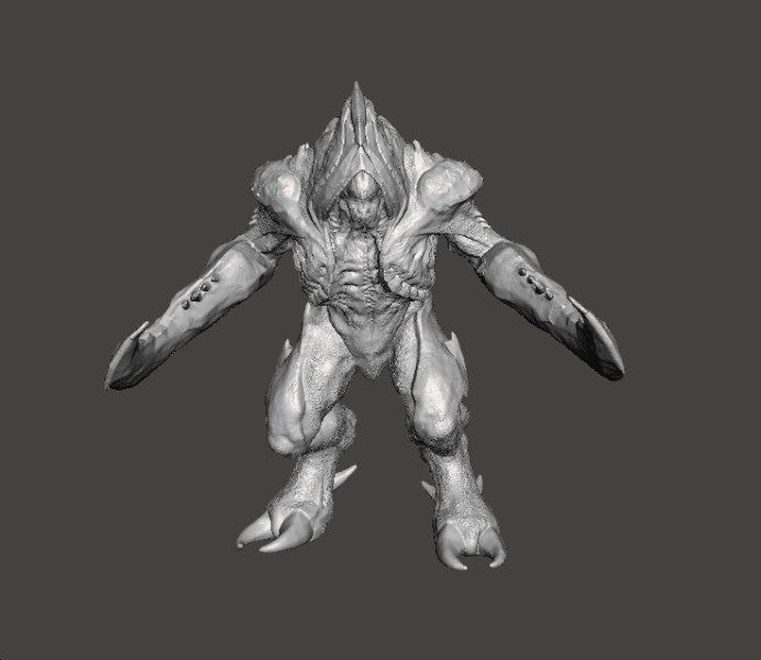 COSMIC BARON DEMON MINIATURE MODEL FIGURE FOR FANTASY OR SCIFI GAMES RPG DND 3D Baskı Modeli .c4d .max .obj .3ds .fbx .stl .blend